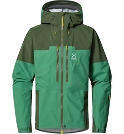 Haglöfs Spitz GTX Pro Jacket Men - Seaweed Green/Dk Jelly Green - Skaljakke