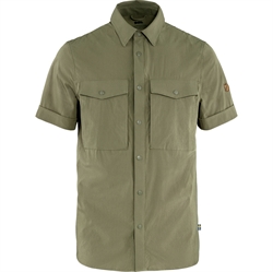 Fjällräven Abisko Trekking Shirt SS - Light Olive - Kortærmet skjorte