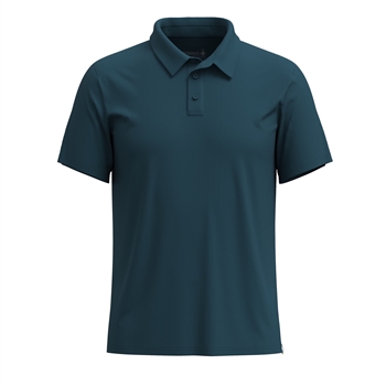  Smartwool Men\'s Short Sleeve Polo - Twilight Blue - Polo t-shirt