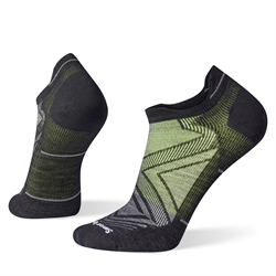 Smartwool Run Zero Cushion Low Ankle Socks - Black - Unisex løbestrømpe