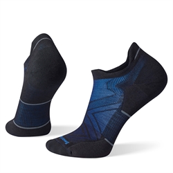 Smartwool Run Targeted Cushion Low Ankle Socks - Black - Unisex løbestrømpe